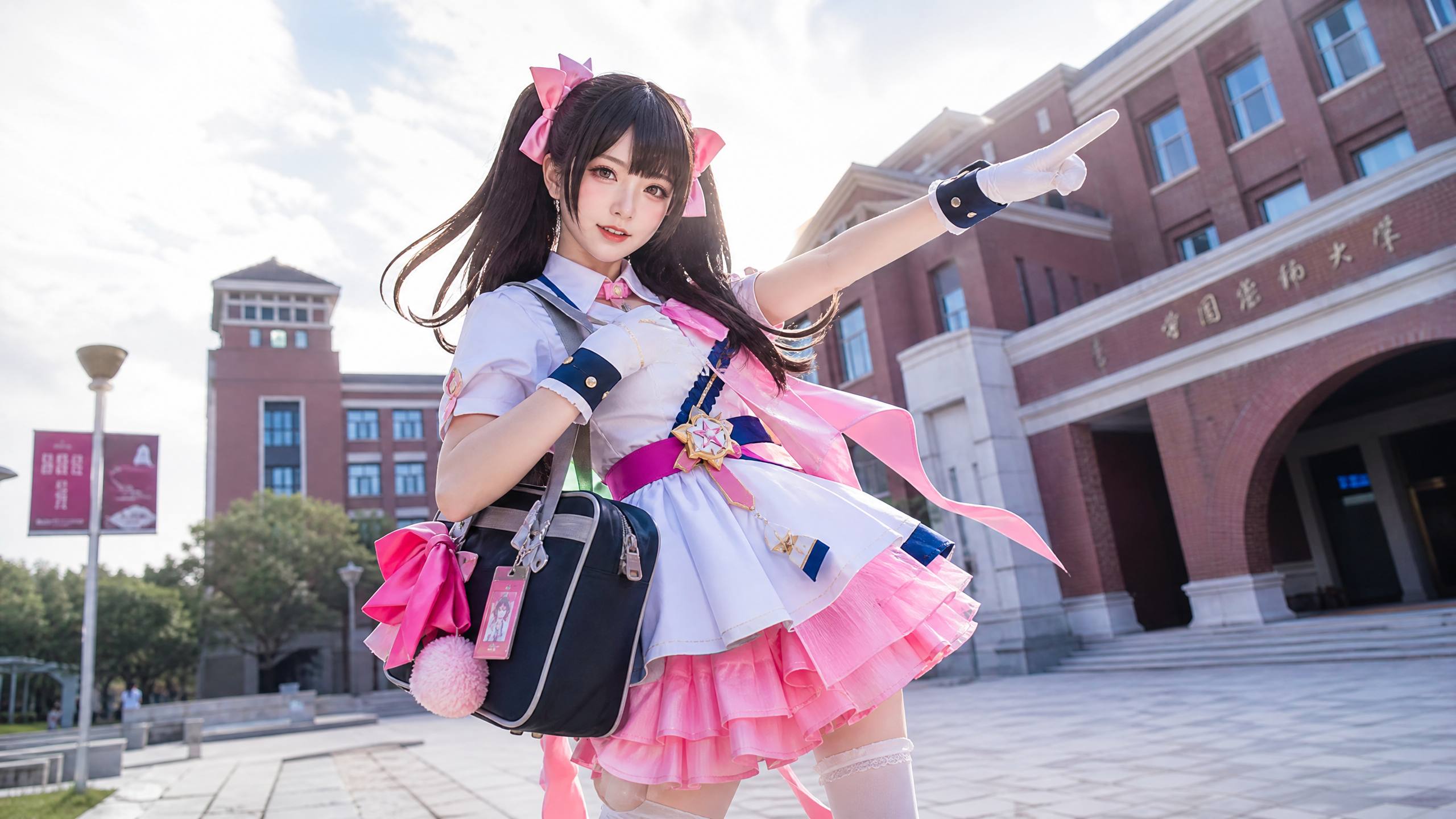 校花 【校花cosplay传媒】校花二次元cosplay写真传媒教程，角色扮演拍摄演示