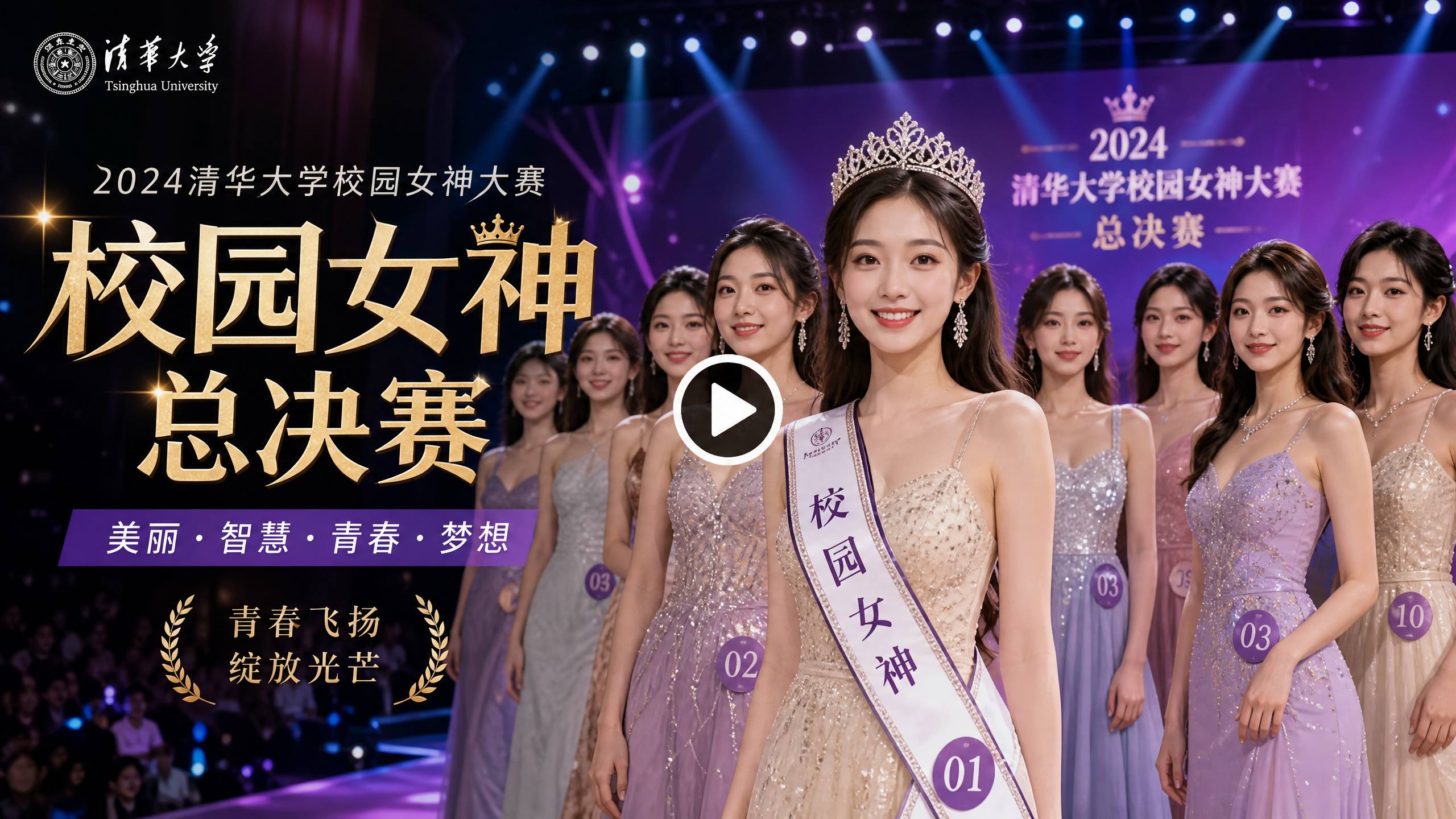 校花 【校花影视传媒】校花年度校园女神大赛传媒全程记录，精彩传媒演示